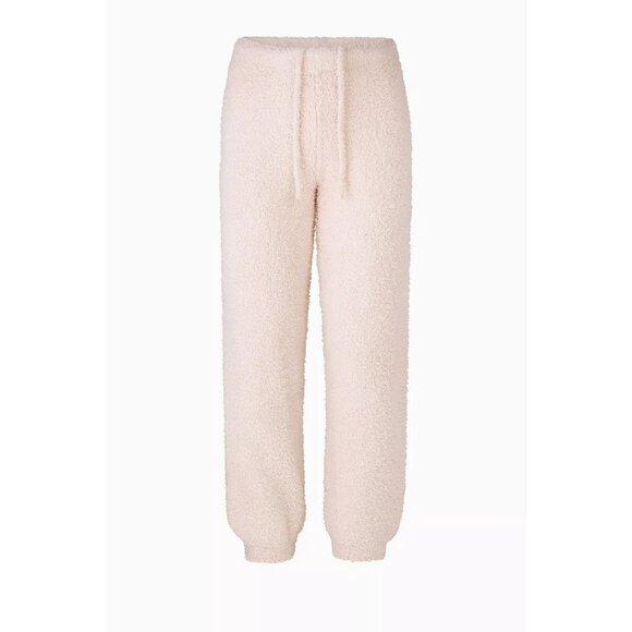 SKIMS Cozy Knit Dusk Light Pink Fuzzy Jogger Sweatpants Pants, Size XXS/XS - Picture 5 of 14